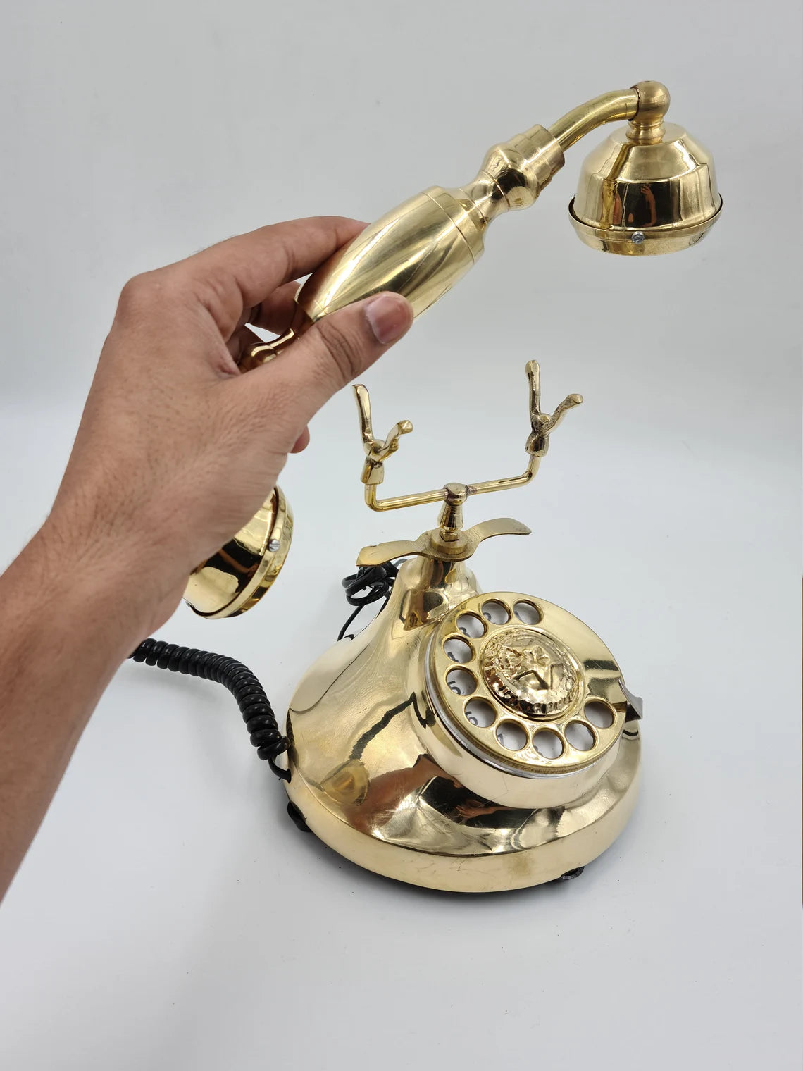 Vintage Working Brass Telephone